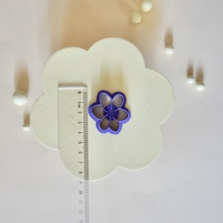 Cortador arcilla polimérica: forma flor otoño - Lylo Tools