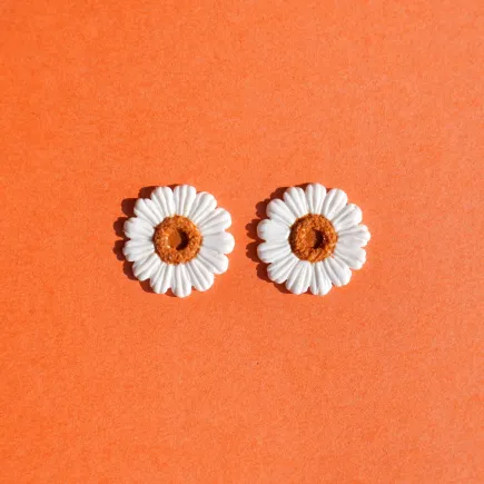 Cortador para arcilla polimérica - margarita centro hundido