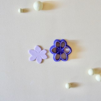 Cortador arcilla polimérica: forma flor otoño - Lylo Tools