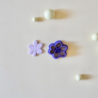 Cortador arcilla polimérica: forma flor otoño - Lylo Tools