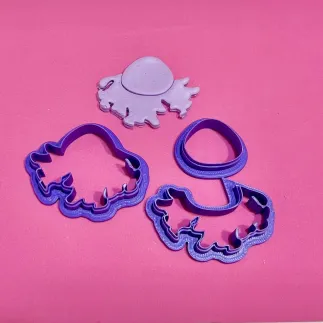 Cortador para arcilla polimérica: forma orgánica coral - Lylo Tools