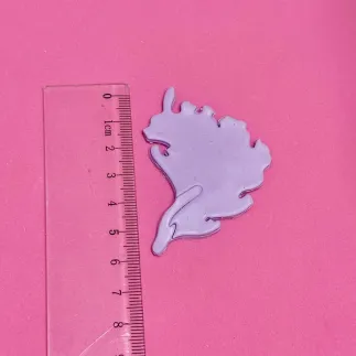 Set cortadores para arcilla polimérica - forma orgánica coral 2