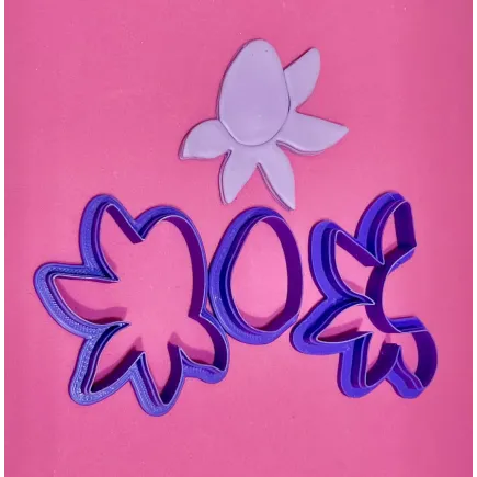 Cortador para arcilla polimérica: forma orgánica floral 2 - Lylo Tools