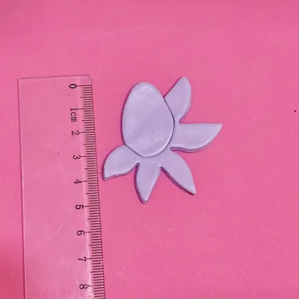 Set cortadores para arcilla polimérica - forma orgánica floral 2