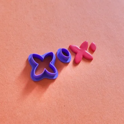 Set cortadores para arcilla polimérica - flor 2