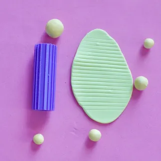 Rodillo de textura arcilla: Líneas espaciadas - Lylo Tools