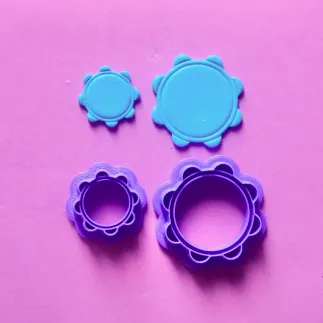 Cortador para arcilla polimérica: pandereta - Lylo Tools