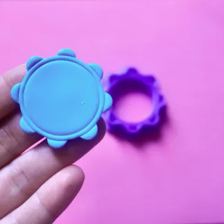 Cortador para arcilla polimérica: pandereta - Lylo Tools