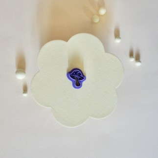 Cortador arcilla polimérica: seta con detalles - Lylo Tools