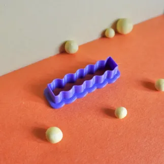 Cortador arcilla polimérica: pasador de pelo estilo 1 - Lylo Tools