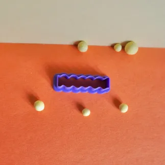 Cortador arcilla polimérica: pasador de pelo estilo 1 - Lylo Tools