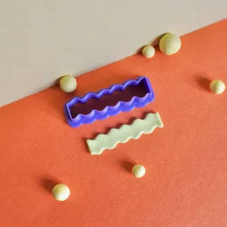 Cortador para arcilla polimérica - pasador de pelo estilo 1