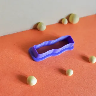 Cortador para arcilla polimérica - pasador de pelo estilo 3