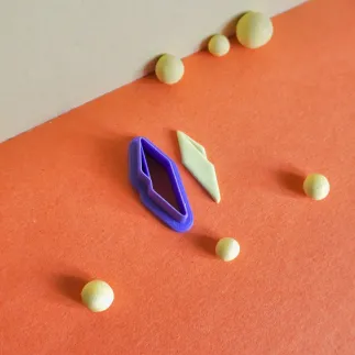 Cortador para arcilla polimérica - estilo old money lágrima simétricos