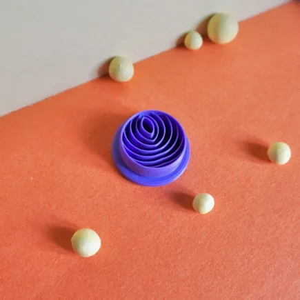 Cortador arcilla polimérica: estilo old money círculo - Lylo Tools