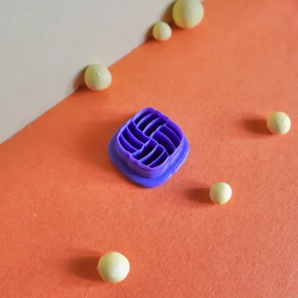 Cortador arcilla polimérica: estilo old money cuadrado - Lylo Tools