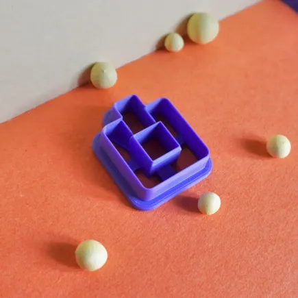 Cortador arcilla polimérica: estilo old money cuadrado - Lylo Tools