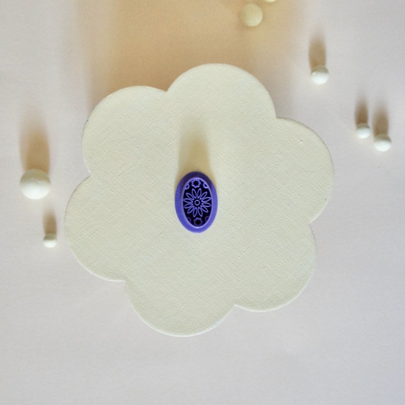 Cortador arcilla polimérica - óvalo papel picado Día de Muertos