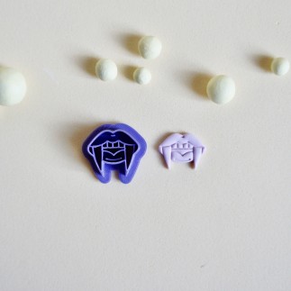 Cortador arcilla polimérica Halloween - boca colmillos