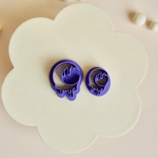 Cortador arcilla polimérica Halloween - luna derretida