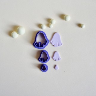 Cortador arcilla polimérica Halloween: fantasmas - Lylo Tools