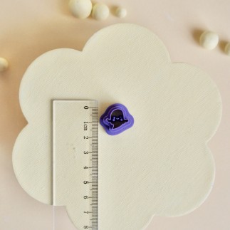 Cortador arcilla polimérica Halloween - fantasma carita