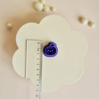 Cortador arcilla polimérica Halloween - calabaza carita