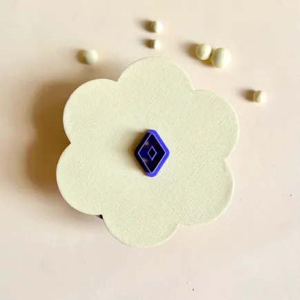 Cortador arcilla polimérica - Rombo solo exterior