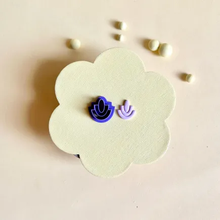 Cortador arcilla polimérica - óvalo art deco