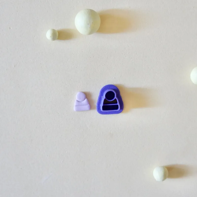 Cortador arcilla polimérica - gorro nieve Cortador arcilla polimérica - gorro nieve