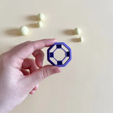 Cortador arcilla polimérica - octógono solo exterior