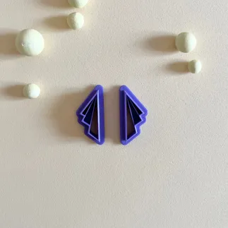 Cortador arcilla polimérica - triángulos art deco