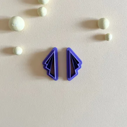 Cortador arcilla polimérica - triángulos art deco